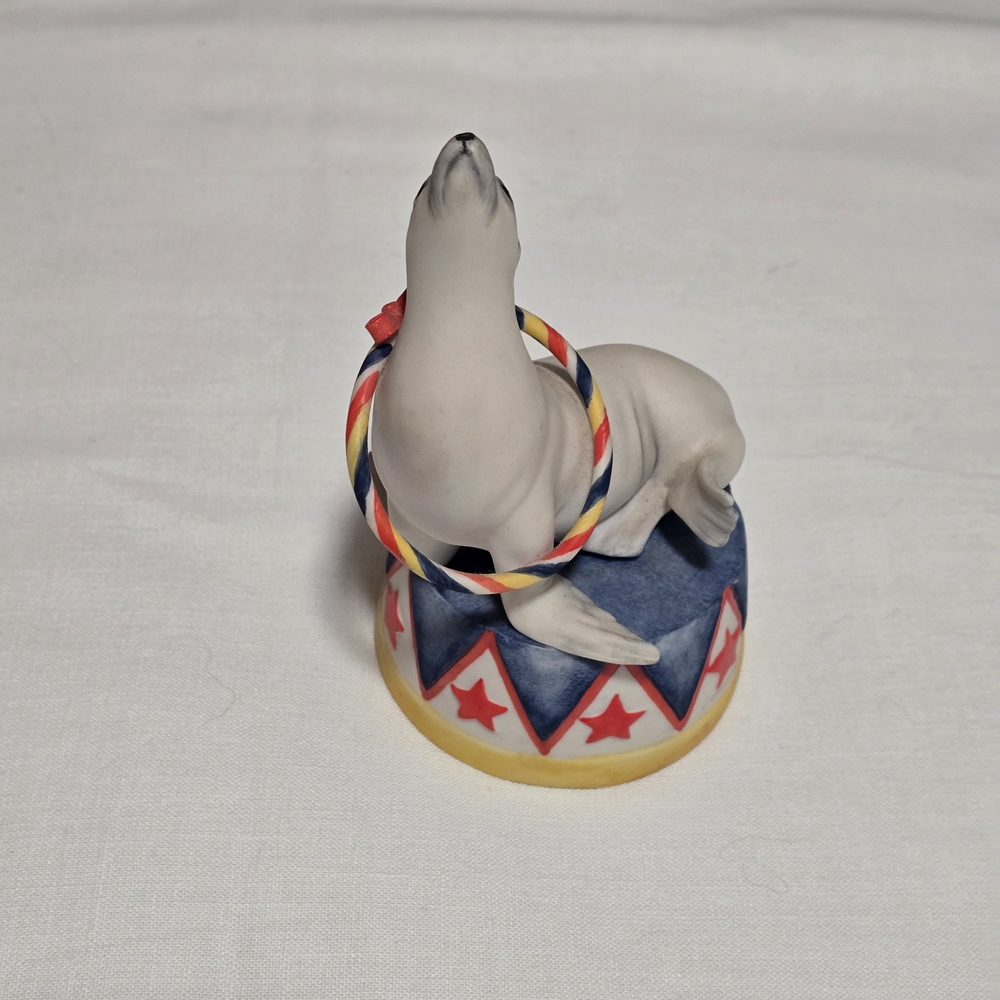 Vintage Cybris Porcelain "Sebastian The Seal" Circus Collection Pre-owned